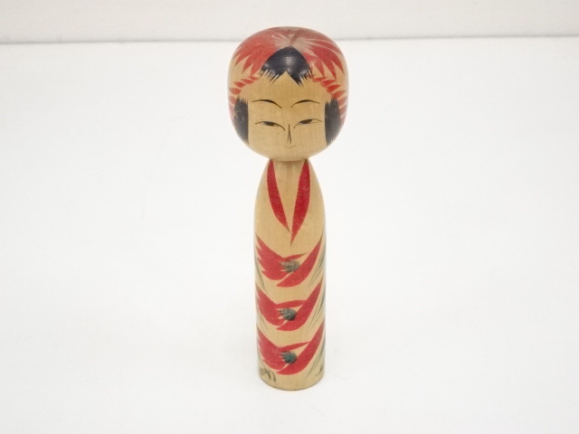 TRADITIONAL JAPANESE CRAFT / KOKESHI DOLL (15.7 cm)/ ARTISAN WORK